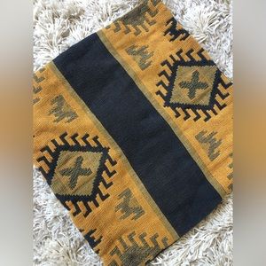 VINTAGE Lillian Vernon Square Woven Pillow 15x15